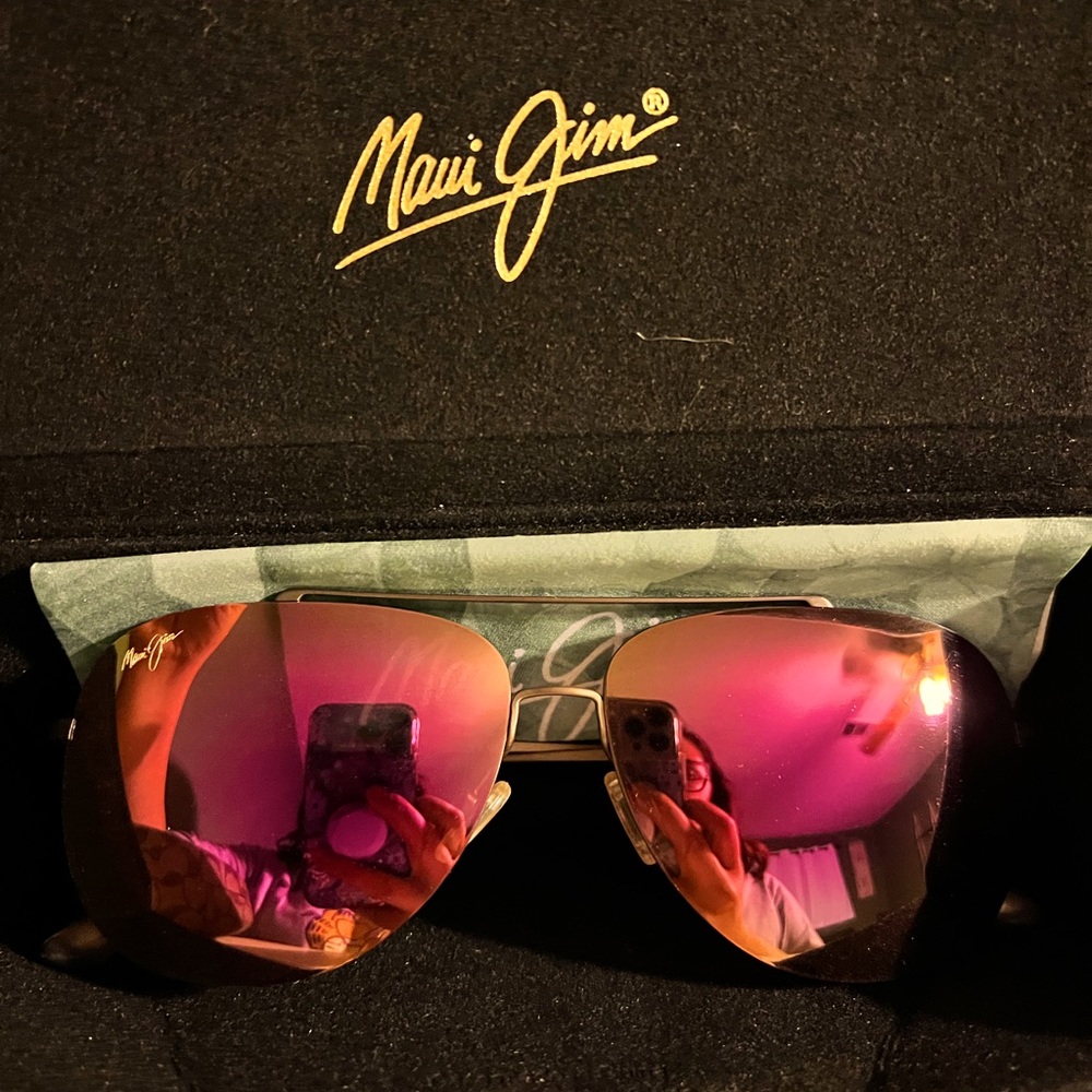 Maui Jim aviator sunglasses